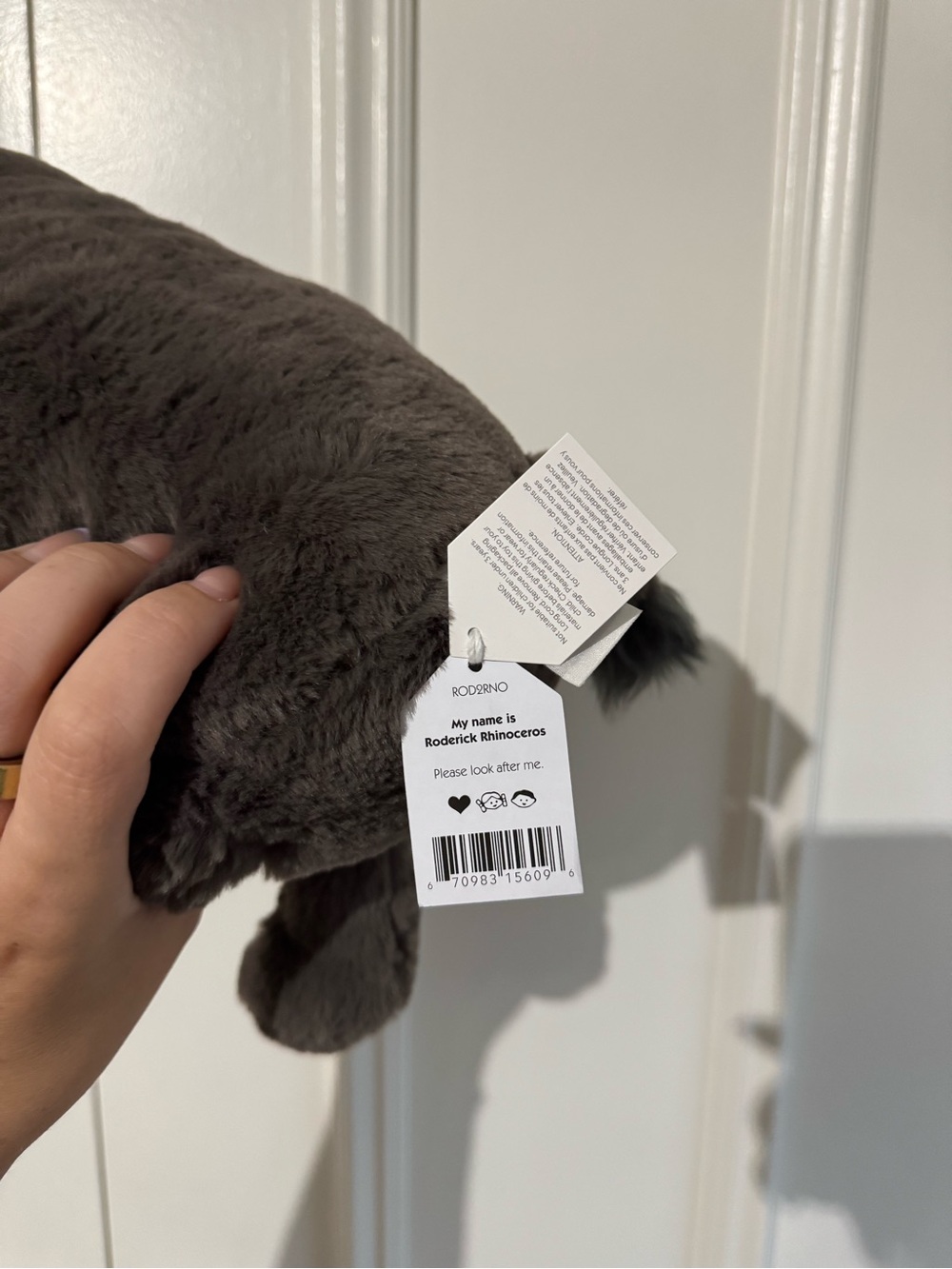 Jellycat Roderick Rhino BNWT - Picture 5 of 5